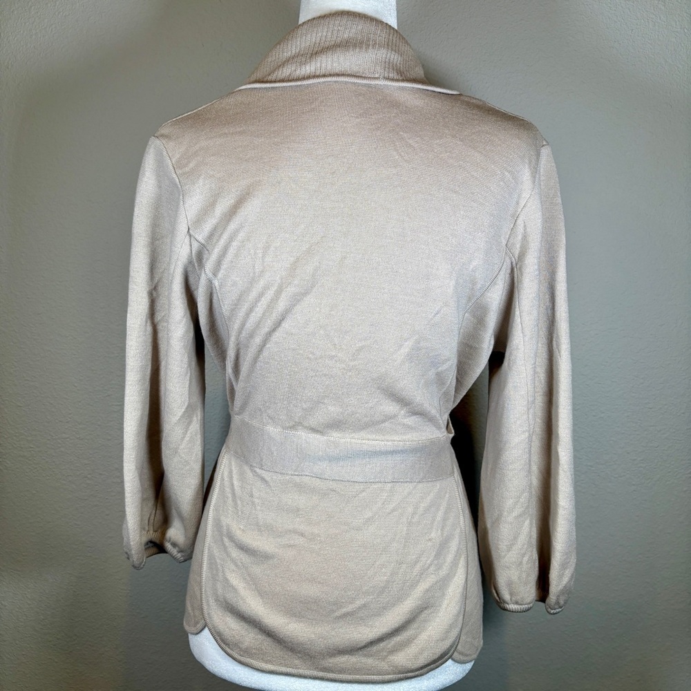 BCBGMaxAzria Tan Wool Sweater Size Medium - Picture 3 of 9